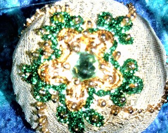 Handmade Hand Beaded Shatterproof Small Original Christmas Ornament