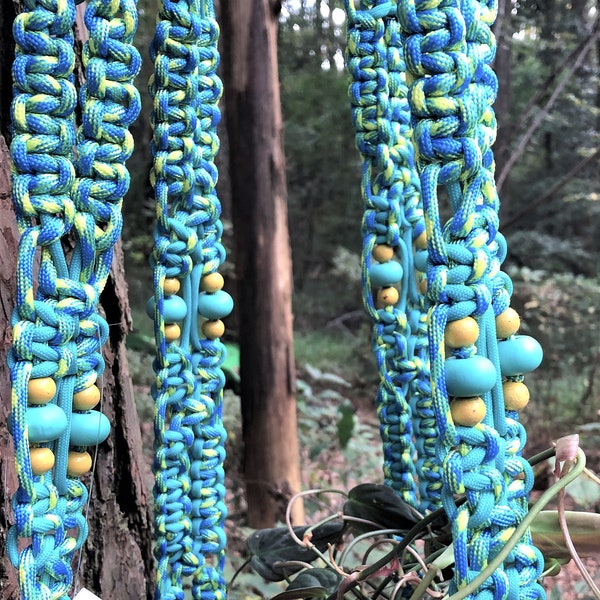 Macrame Glass Ball Hanger Etsy