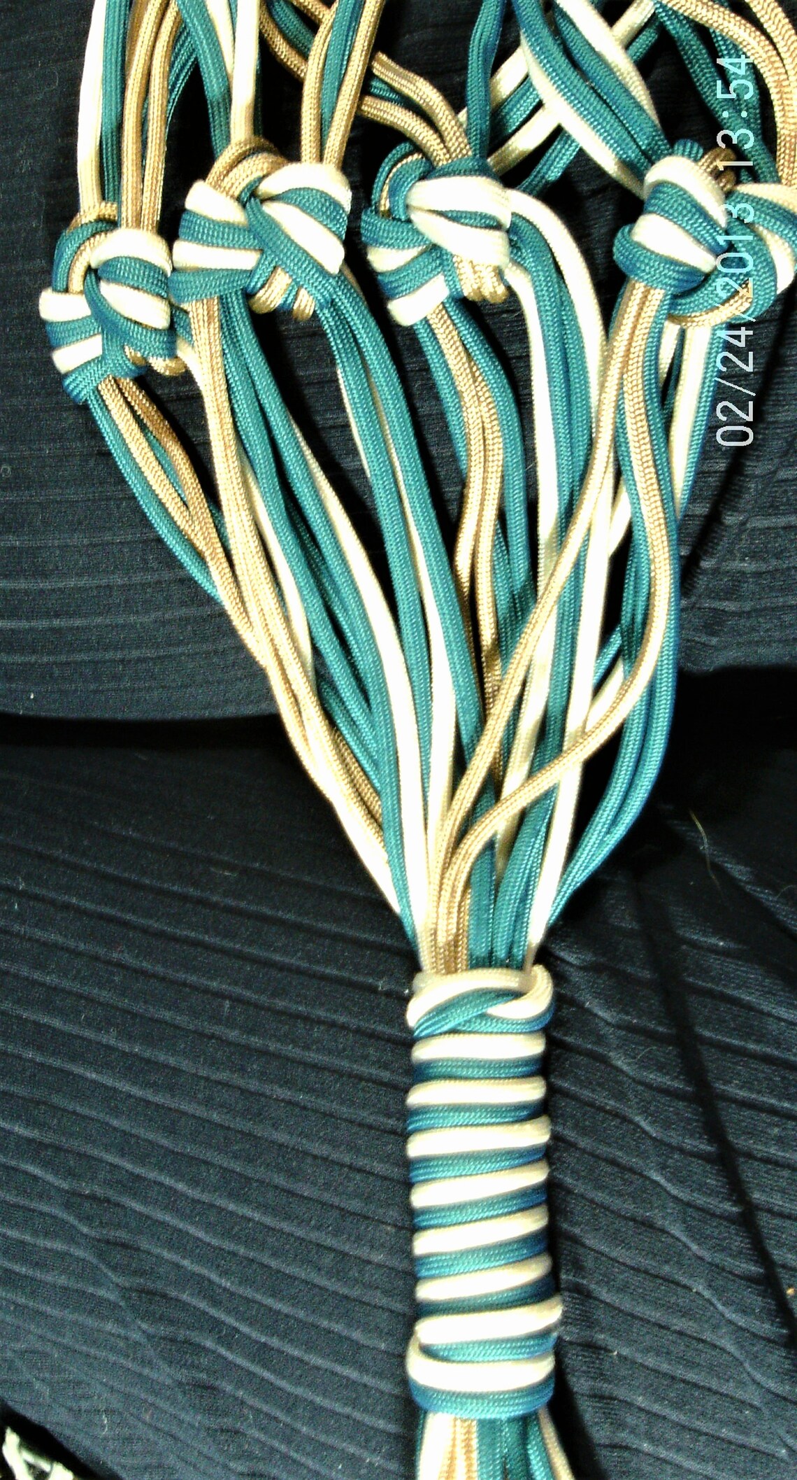 XL Macramé Plant/Pot/Glass Ball Hanger/ Planter in Cream Etsy