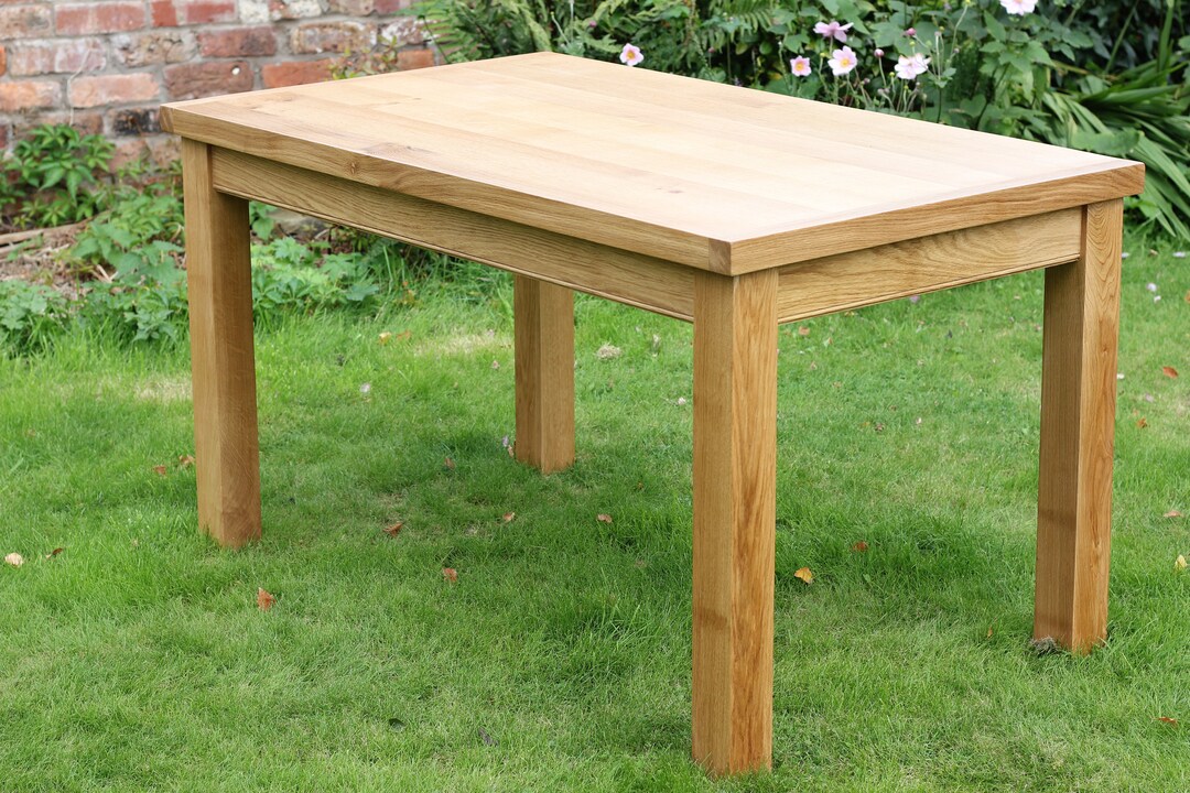 Dining Table in Solid Oak - Etsy