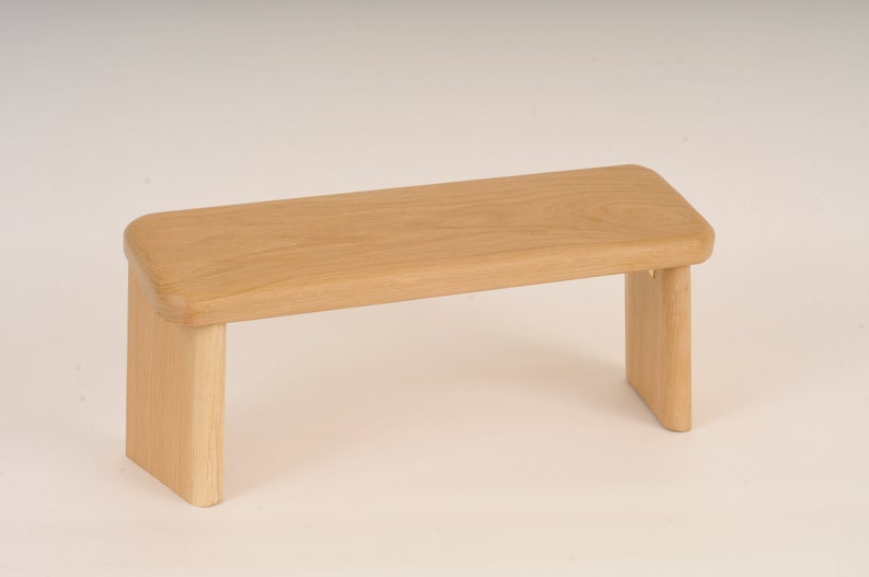 Prayer/Meditation Stool Light Oak