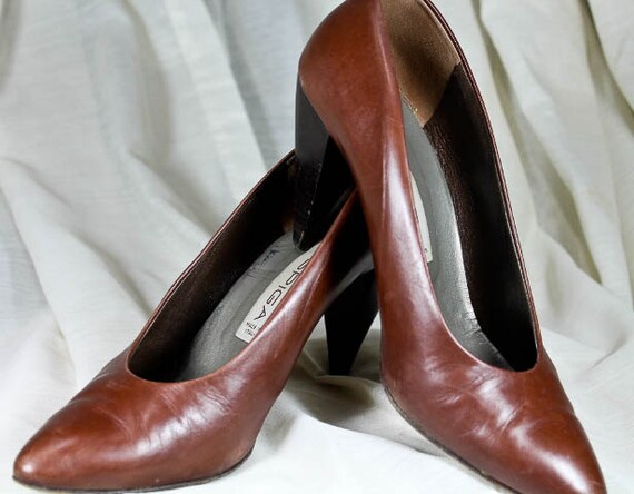 cognac color heels