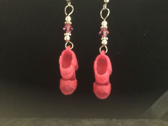 barbie shoe earrings