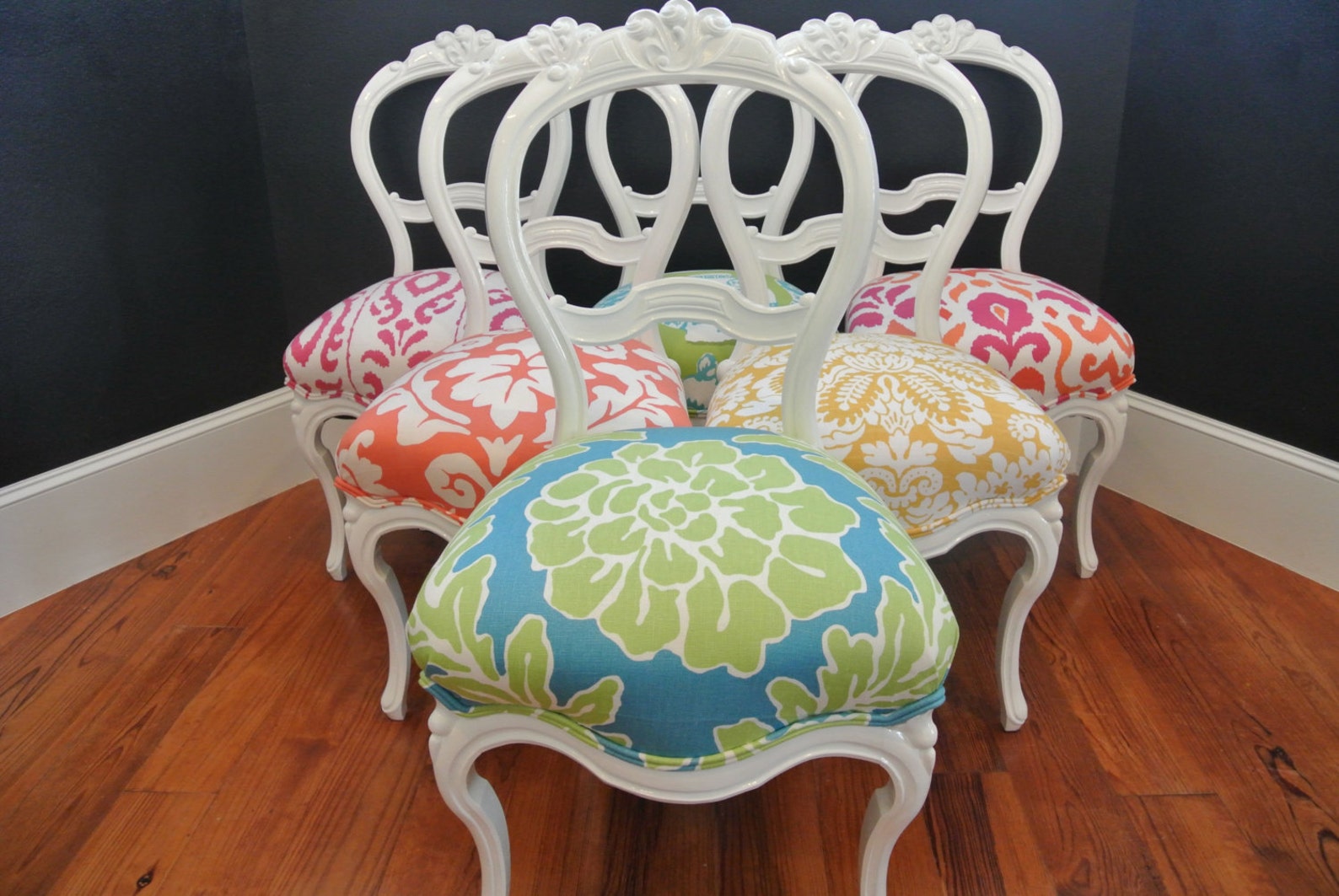 Eclectic Victorian Dining Chairs Etsy