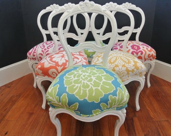 Eclectic Victorian Dining Chairs