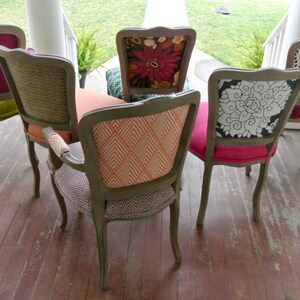 Eclectic Boho Dining Chairs image 2