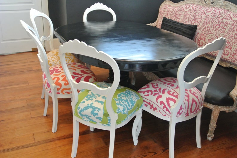 Eclectic Victorian Dining Chairs