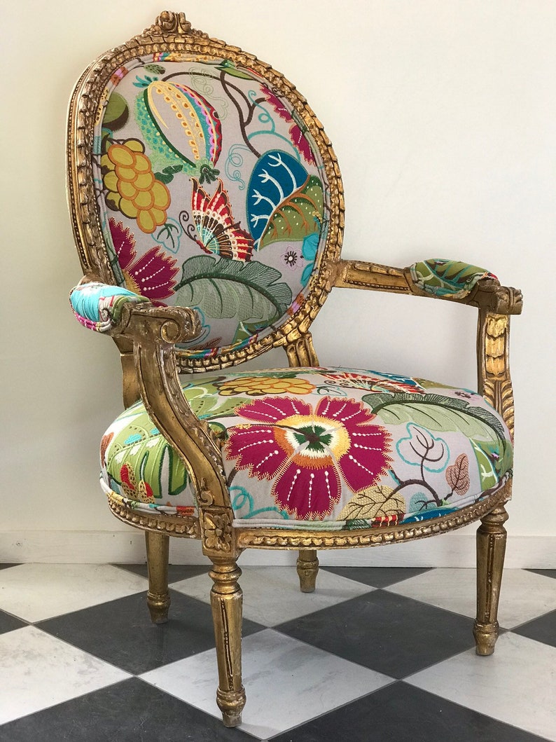 Customizable French Chair: Ready for Your Special Fabric image 2