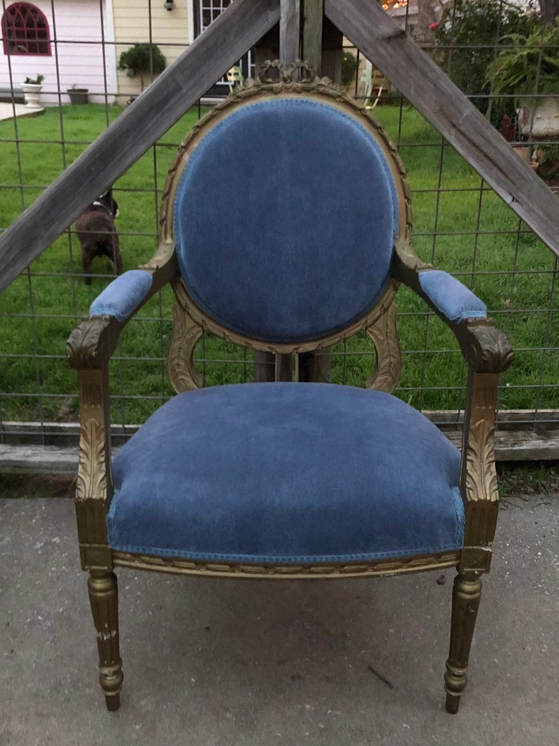 Customizable French Chair Ready for Your Special Fabric Etsy