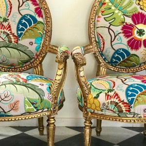 Customizable French Chair: Ready for Your Special Fabric image 1