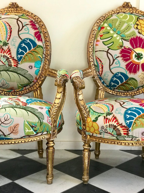 Customizable French Chair Ready for Your Special Fabric Etsy New Zealand