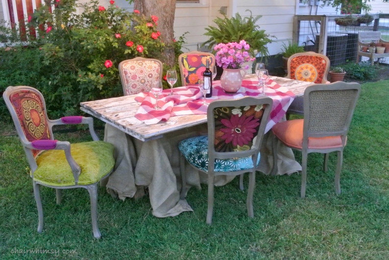 Eclectic Boho Dining Chairs image 5