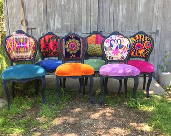 Eclectic Boho Dining Chairs