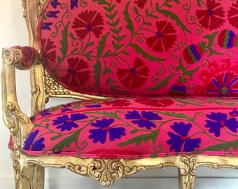 Boho Chic French Settee