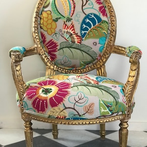 Customizable French Chair: Ready for Your Special Fabric image 3