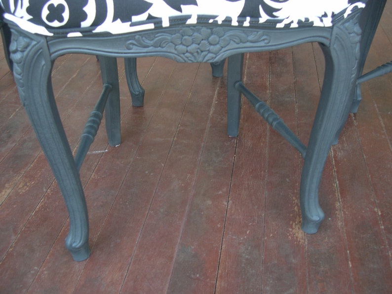 Customizable French KitchenDining Chairs ready for your choice of paint and fabric