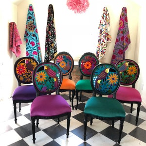 Eclectic Boho Dining Chairs image 3