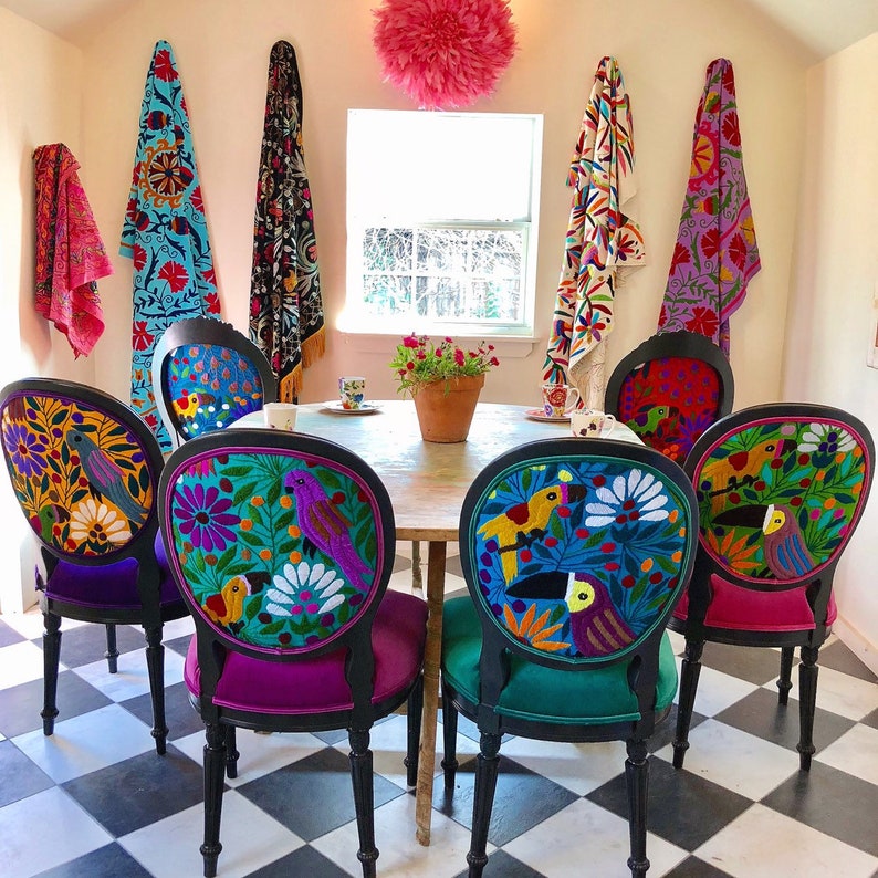 Eclectic Boho Dining Chairs image 5