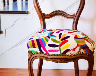 Eclectic Boho Side Chair