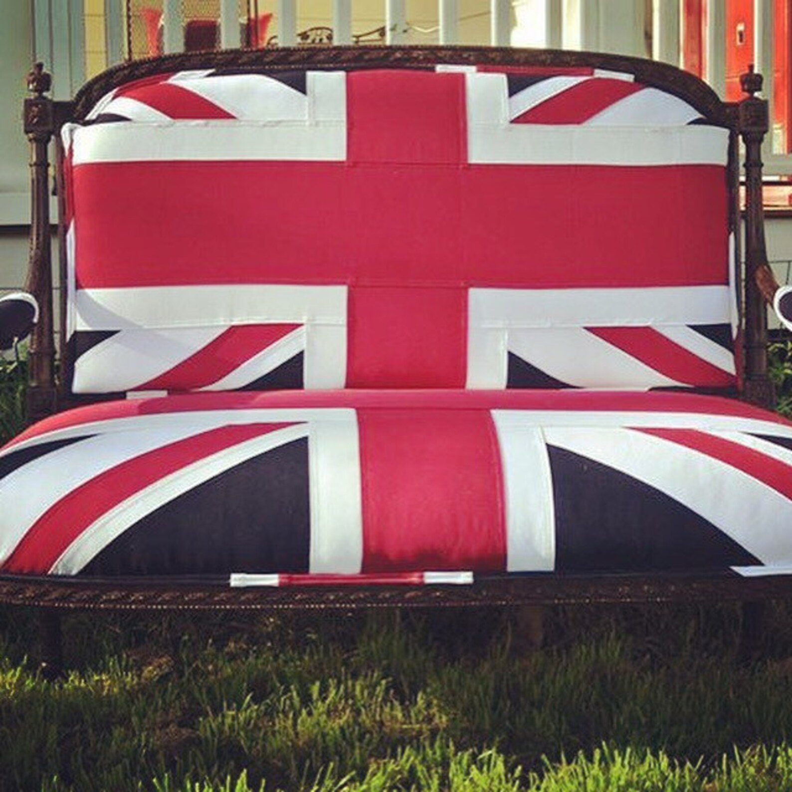 British Flag Settee Etsy
