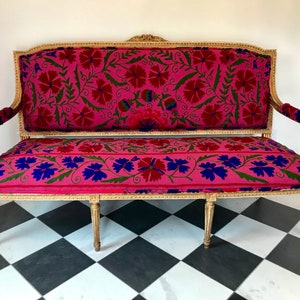 Bohemian French Settee