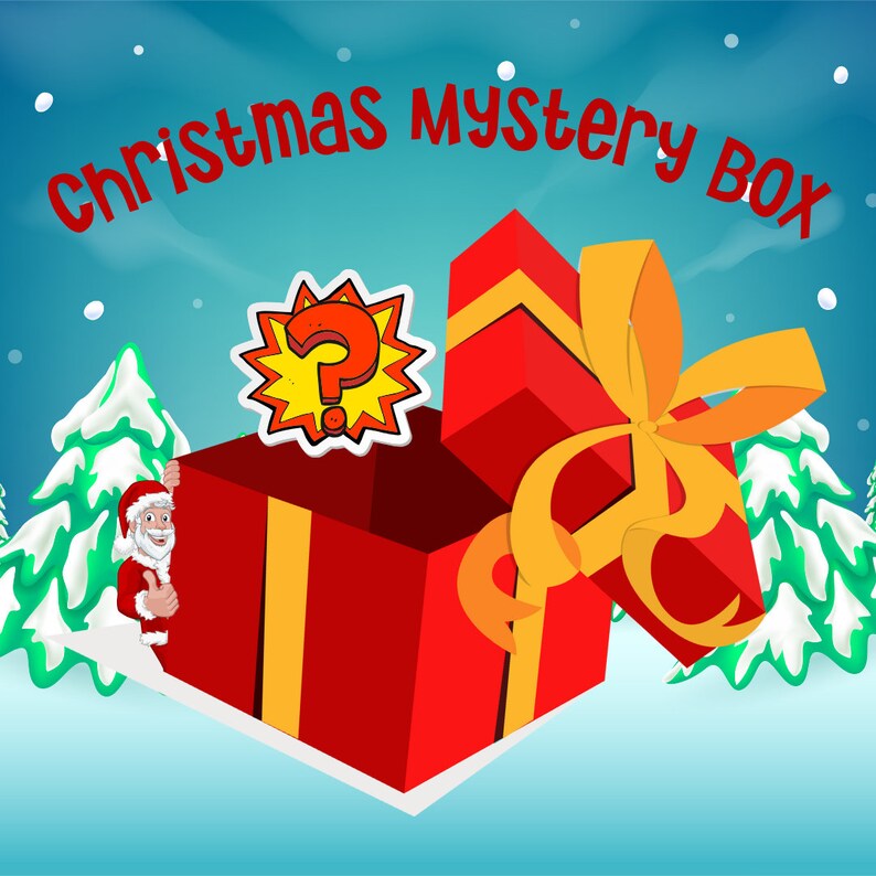 Christmas Mystery Box Holiday Surprise Package Great Christmas Gift