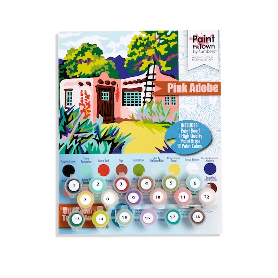 Modern Flowers PAINT by NUMBER Kit for Adults ,garden Bouquet
