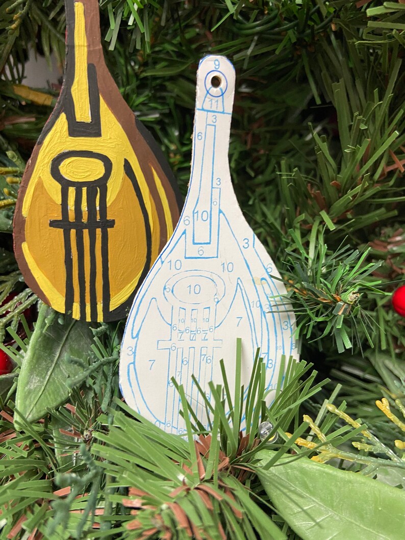 DIY Christmas Ornaments/ Paint by Number /Ornaments/ DIY/ Etsy