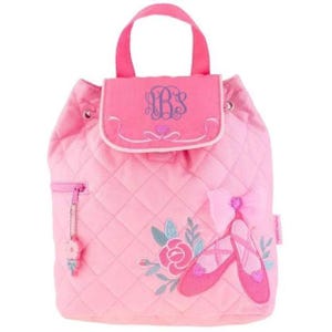 Monogrammed Dance Backpack Toddler Girls Dance Bag