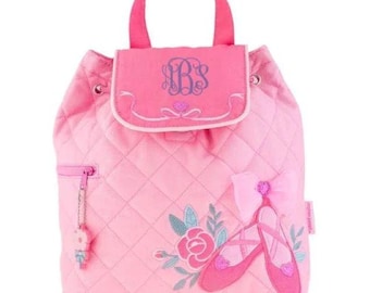 Monogrammed Dance Backpack Toddler Girls Dance Bag