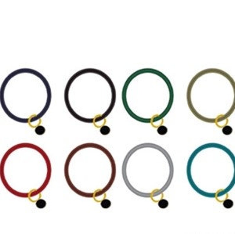 Monogrammed Bracelet Key Ring image 3