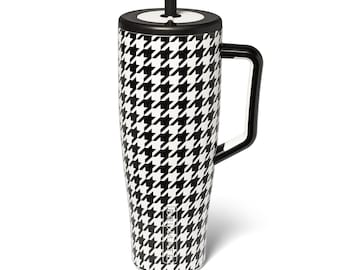 BruMate Houndstooth Era 40oz Tumbler with Straw