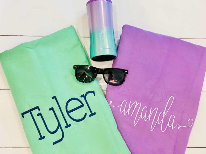 Dock and Bay Beach Towels Monogrammed Classic Towel Etsy