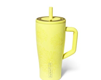 BruMate Citrus Daisy Era 30 oz Tumbler with Straw