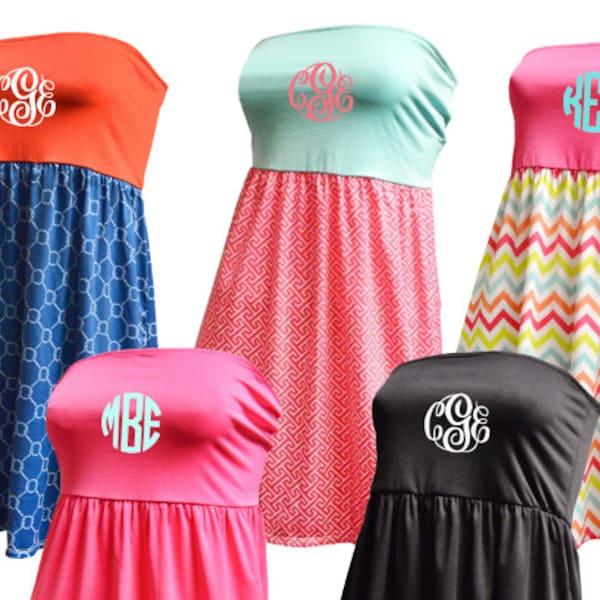 Monogrammed Swimsuit Coverup Women's