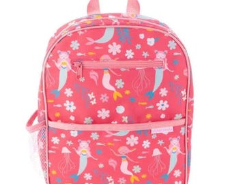 Personalized Mermaid Backpack Girls Back to School