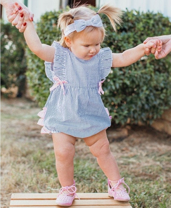 Seersucker hotsell bubble romper