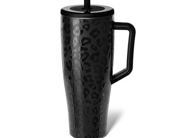 BruMate Era Onyx Leopard 40oz Tumbler with Straw