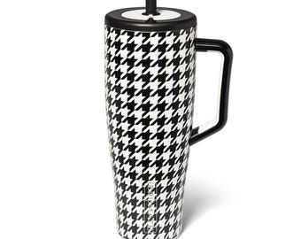 BruMate Houndstooth Era 40oz Tumbler with Straw