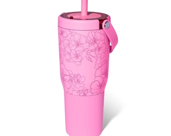 Brumate Cherry Blossom Resa 35oz Tumbler with Straw