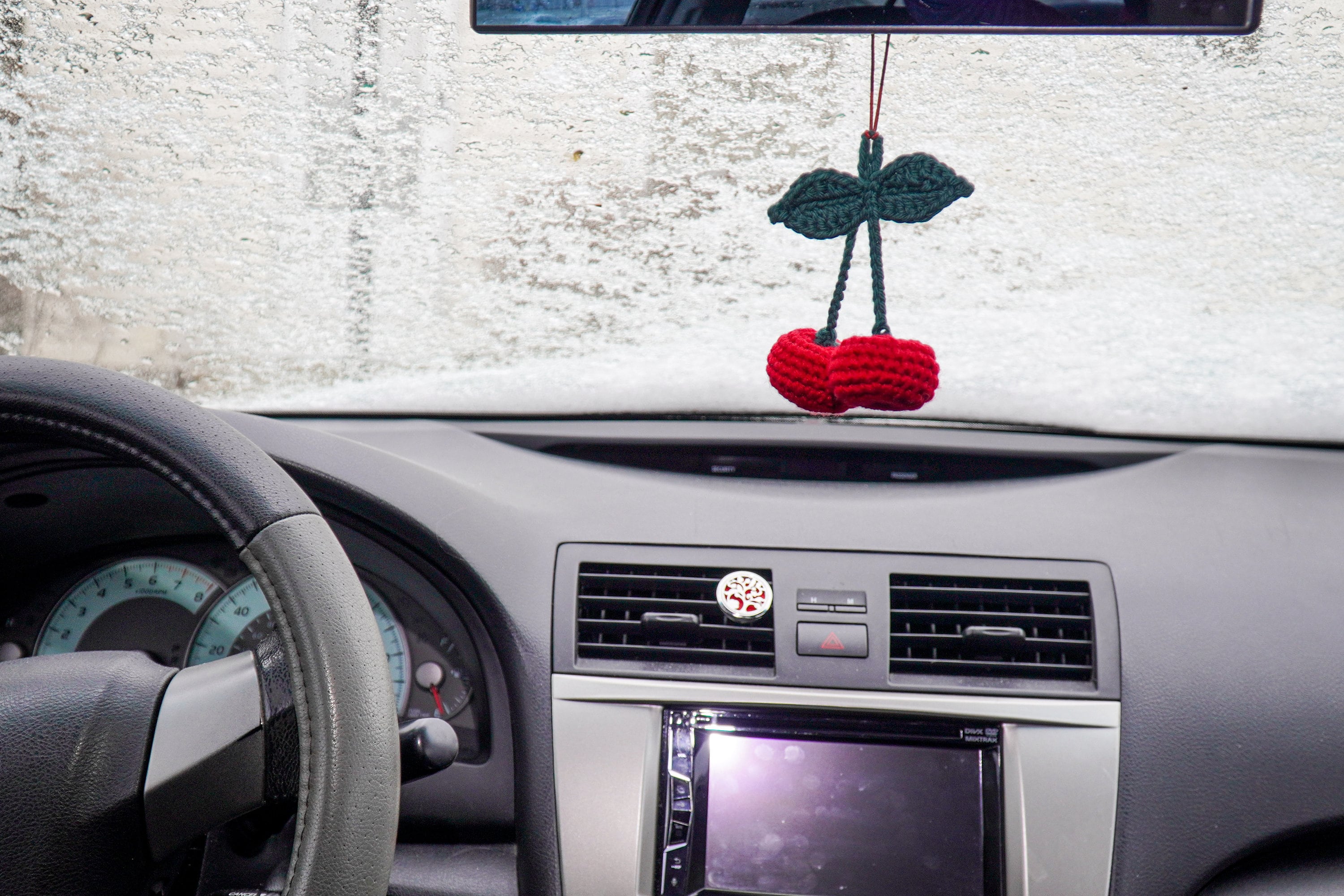  Soot Sprite Cute Car Rearview Mirror, Car Accessories