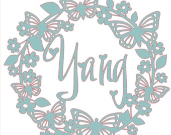 Commercial Hmong, last name, digital, 13, SVG file, cricut, cameo, cut, vinyl, htv