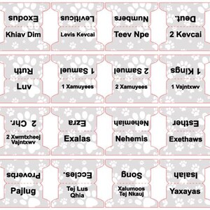 Bible Tabs with adhesive, gray, paw print, bible tabs laminated, small Bible tabs, journaling, bible study