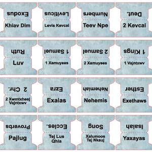 Bible Tabs, Hmong Design, bible tabs laminated with adhesive, small Bible tabs, journaling, bible study, icy, sea, blue
