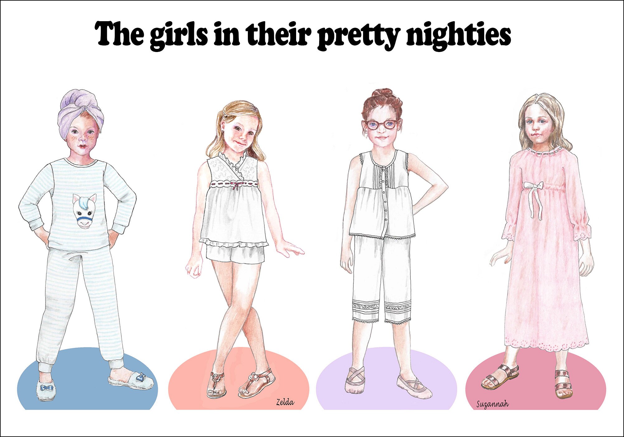 DOWNLOADABLE PAPER DOLL, Little Girl Paper Doll Birthday Party ...