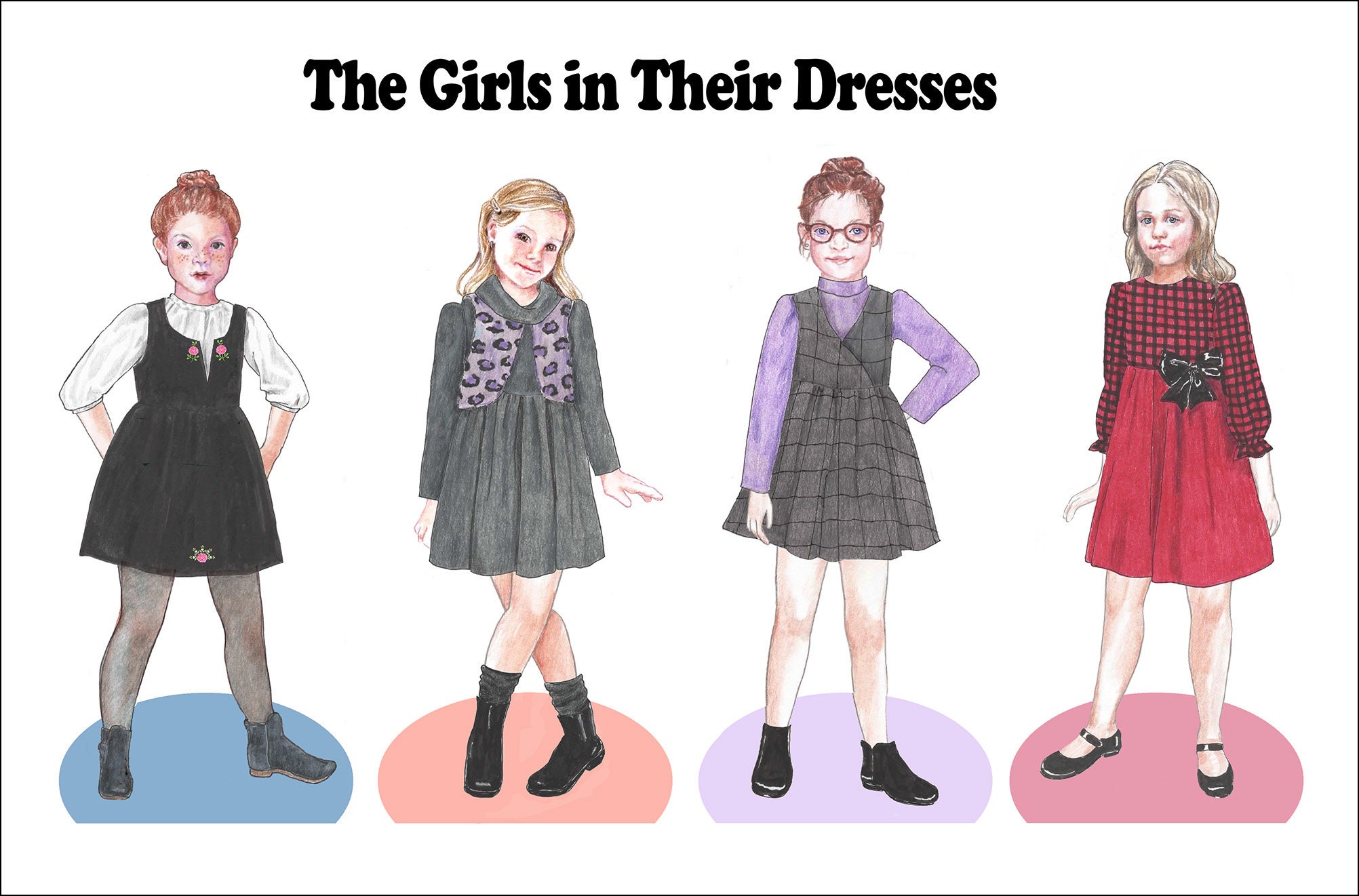 DOWNLOADABLE PAPER DOLL, Little Girl Paper Doll Birthday Party ...