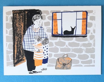 Granny - Illustrated Card - Greetings Card - Original Illustration - Blank Inside