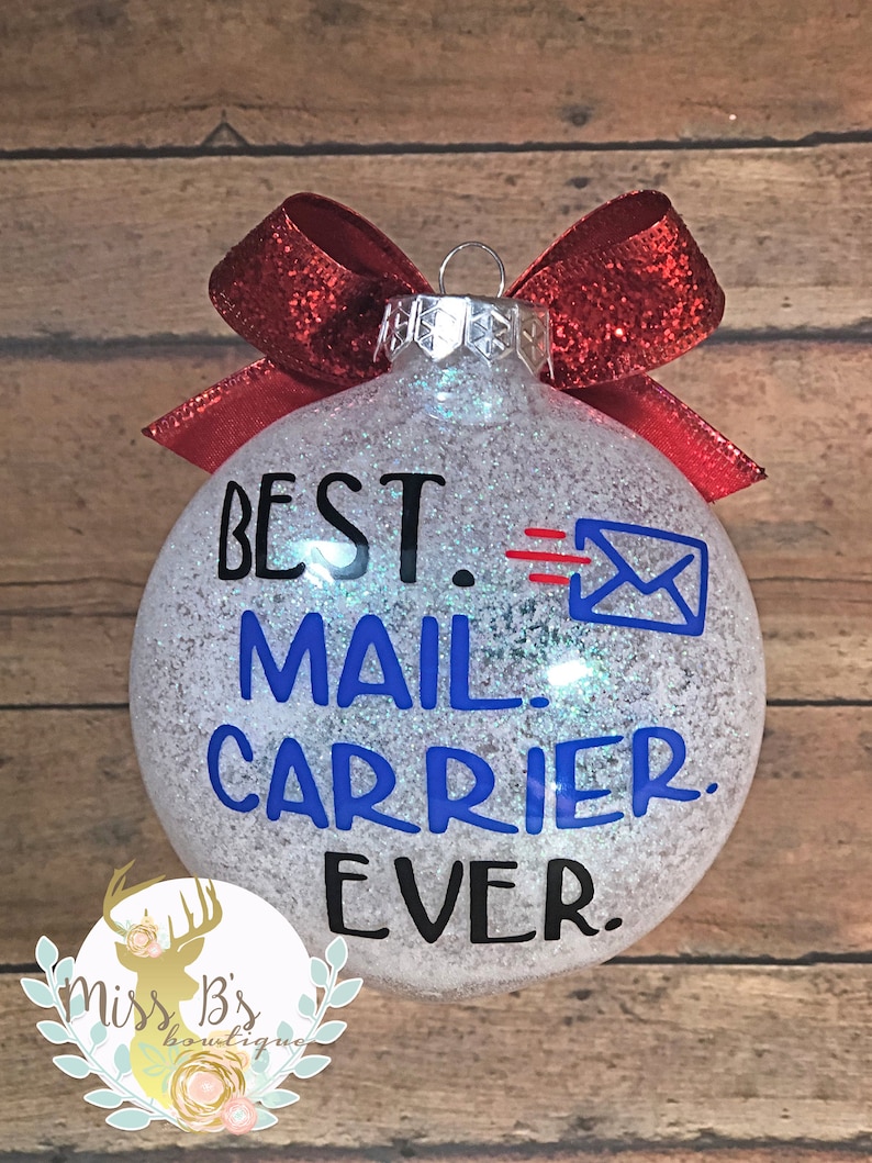 USPS Ornaments Postal Service Christmas Ornaments Mailman | Etsy