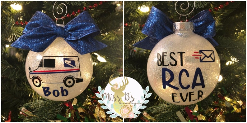 USPS Ornaments Postal Service Christmas Ornaments Mailman | Etsy