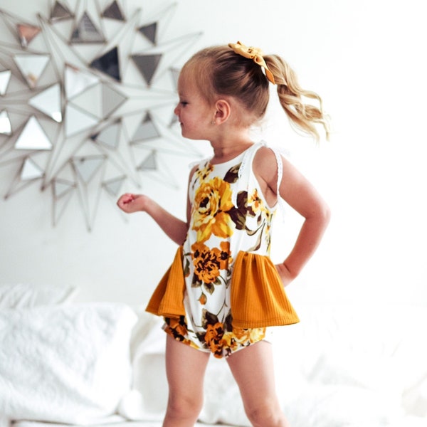 SMD Child Camellia Dress and Romper PDF Sewing Pattern